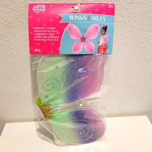 Fairy/Buterfly Wings Wire and mesh multicolored.